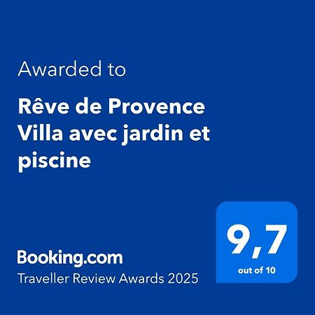 Reve De Provence Villa Avec Jardin Et Piscine Forcalquier Eksteriør billede